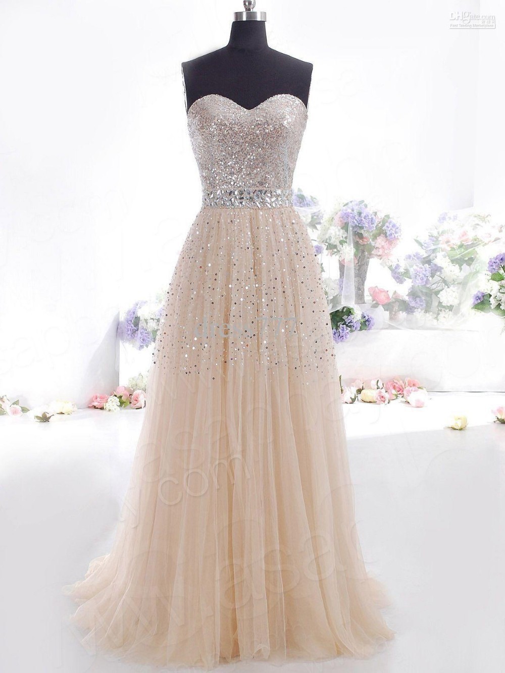 wedding gowns with sequins