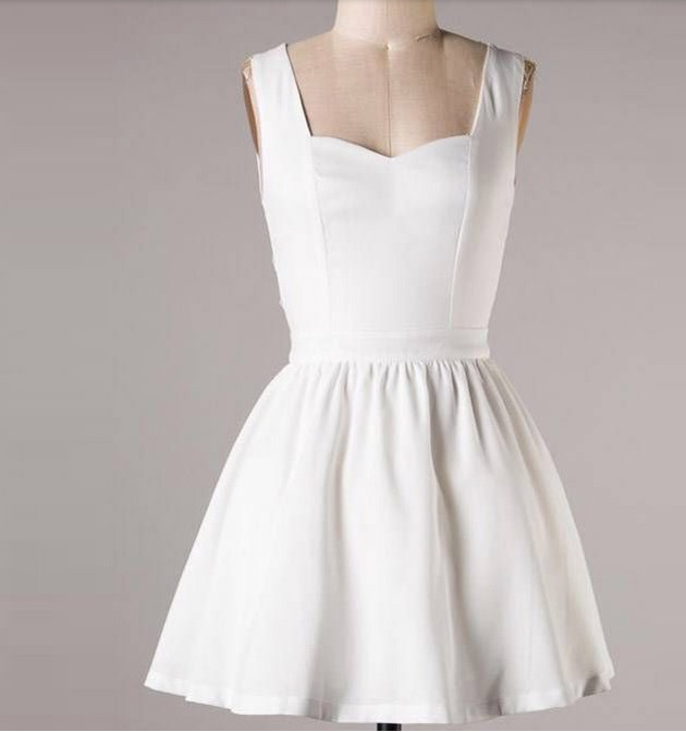 Fashion Women Summer White Short Bandage Cocktail Dress E226 on Luulla