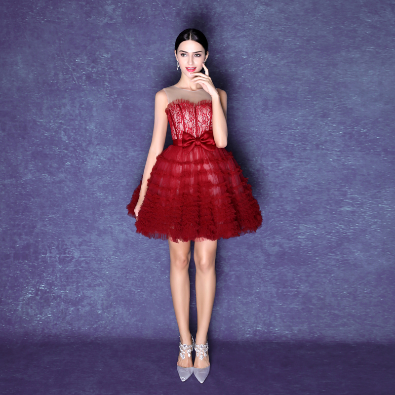 red princess gown