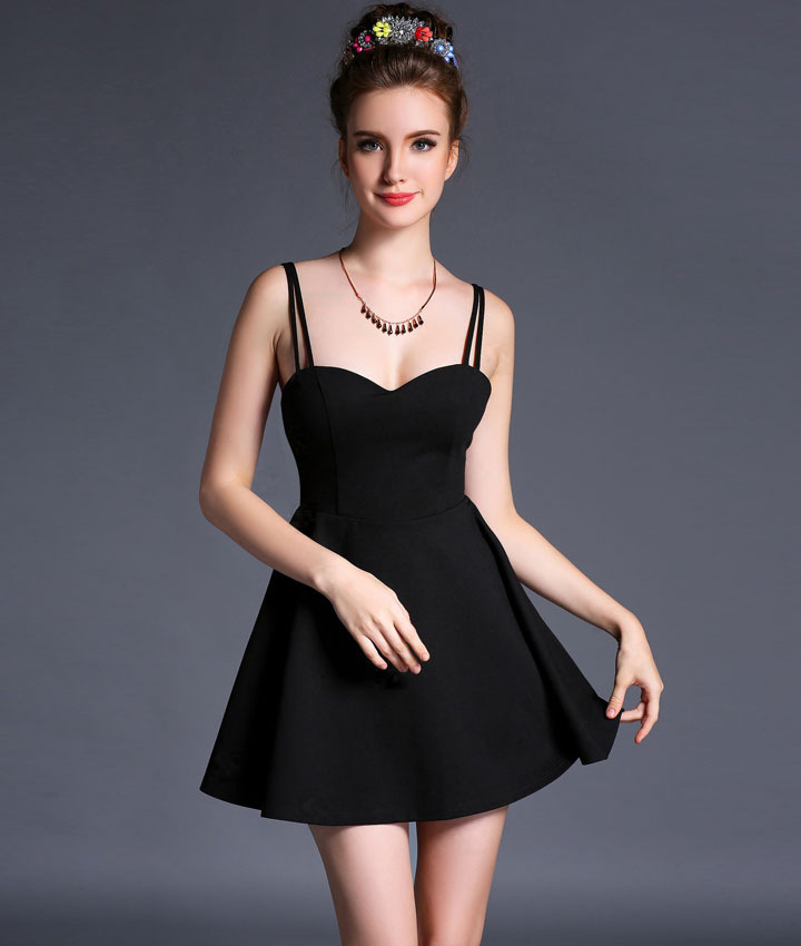 New Fashion Little Black Dress Evening Cocktail Party Mini Dresses E231 ...